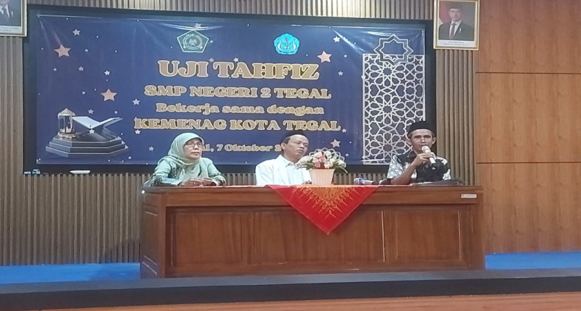 SMPN 2 Tegal Gelar Uji Tahfidz, Tingkatkan Kecintaan Siswa pada Al-Qur'an  