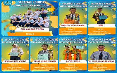 Siswa-Siswi SMP Negeri 2 Kota Tegal Raih Prestasi Gemilang di Pekan Seni Tingkat Kota Tegal 2025